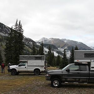 Packing up after storm