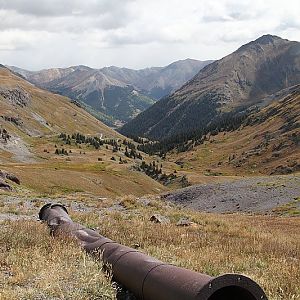 Old pipe section - Cinnamon Pass