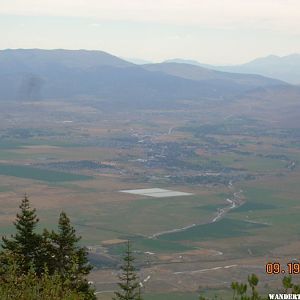 Carson Valley from Genoa Peak