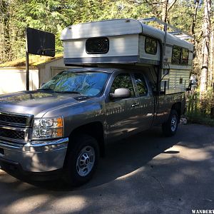 Camper on 2013 Silv 2500