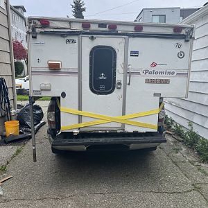 Camper On truck rear