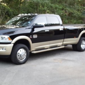 My truck cleaned and waxed. Always a Ford man. My first Mopar product. It has proved itself so far.