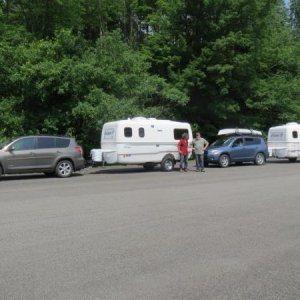 Vermont RAVs and Escapes, 17B and 15A, meet up at Emerald State Park, VT.