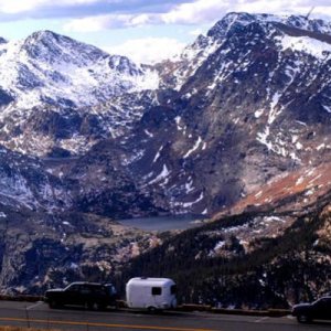 Burro goes over the Rockies