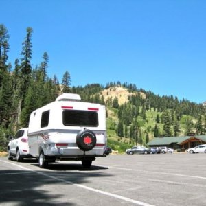 Visitors' Center Lassen National Park.