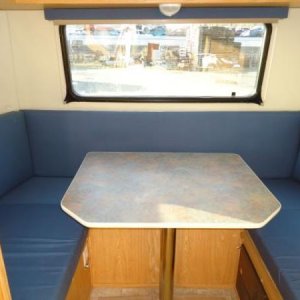 U-shaped dinette.