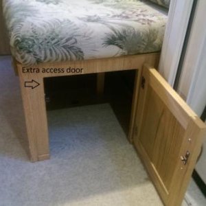 Door in Bench