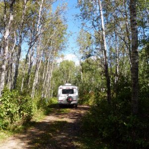 Long narrow campsites