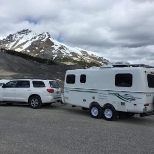 Columbia ice field.