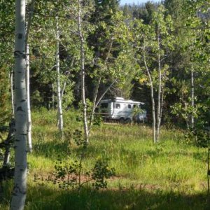 Te-ah campground in the Dixie National Forest, Utah