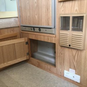 Storage under the refrigerator