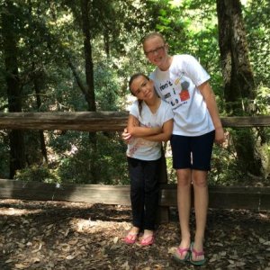 Travels with our grand-daughters, Portola SP, Ca. - 2016