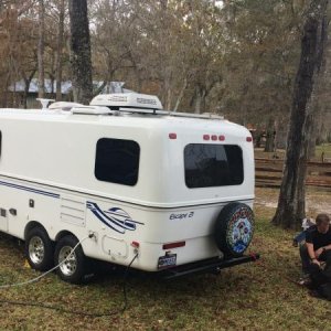 Boondocking on the river.