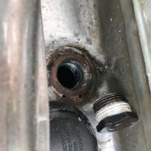 Where did the anode rod go?