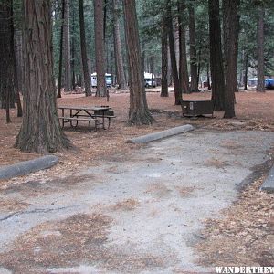 Typical Yosemite Valley campsite