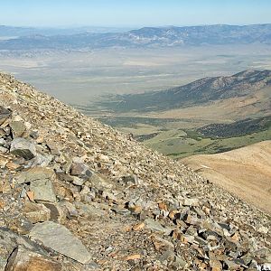 View to the Northwest From Near the Summit