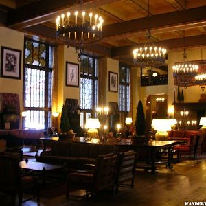 Inside the Ahwahnee Hotel