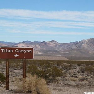 Getting onto Titus Canyon Road - Here come the washboards :-)