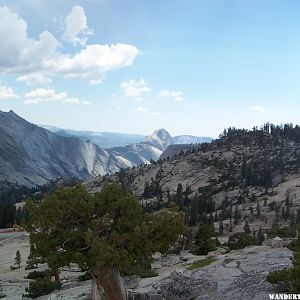 View of Half Dome from Olmstead Point