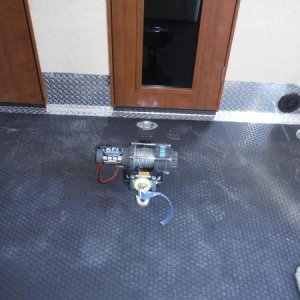 winch mount in floor