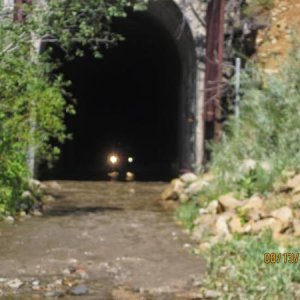 Exiting Wickes Tunnel in MT