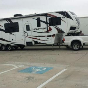 Our rv an truck the day we bought it