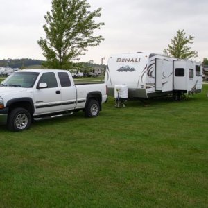 Amana RV Park for Denali TT's first rally, we were all alone!