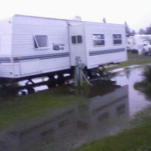 My old trailer after a rain 06 24 10 Superior, WI