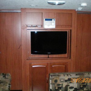 Entertainment Center with 32" Samsung LCD.