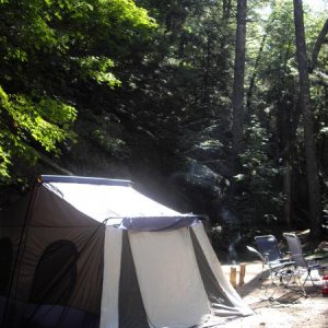 Our Branbury State Park campsite#21 9/01/09 beautiful campsite