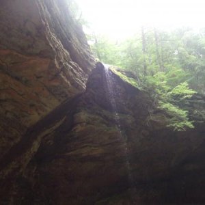 Bottom of Ash Case in Hocking Hills...Ohio! So gorgeous!