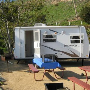 Malibu RV park, second trip with our new trailer