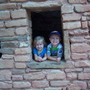 Liam & Maggie @ Manitou Cliff Dwellings - July 2010