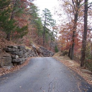 Entrance road off Hwy. 86 near Branson & Eureka Springs Arkansas.