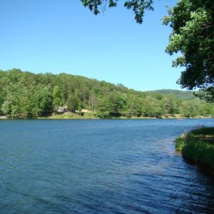 Lake at Sloppy Floyd State Park