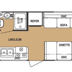 2003 Shamrock 25bh Floorplan