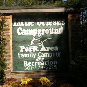 Entrance to Little Orleans Campground