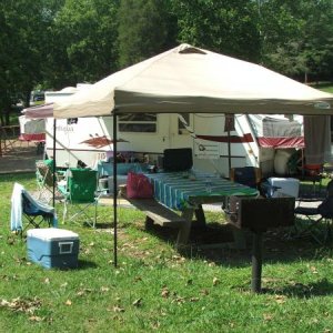 Camping in our Starcraft Antiqua on Norris lake in TN #2