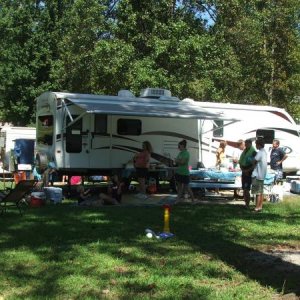 Camping on Norris lake Anderson County Tn 
Labor Day 2010 #2