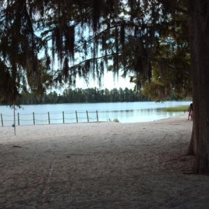 The beachfront at the campground 2007