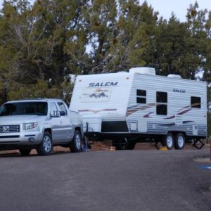 The new rig, parked at Navajo National Monument.