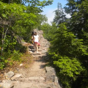 Hiking Dorr Mountain