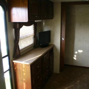 Bedroom Dresser & Overhead Cabinet