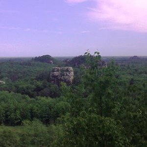 Overlook from top of Mill Bluff