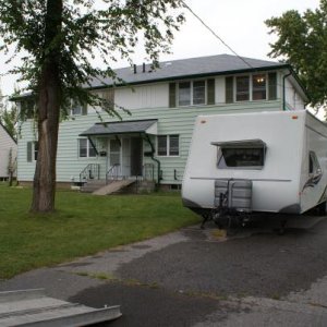 few days before our move. Trenton, Ontario to Greenwood, Nova Scotia