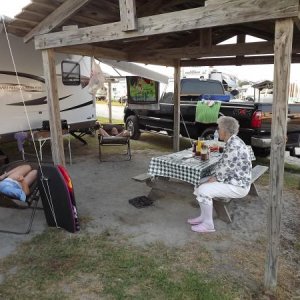 I have to Laugh....the only picture I posted from Great trip staying at the Myrtle Beach RV Travel Park ! Everyone - (mom & and granddaughters) restin