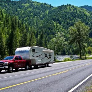 Back on the road.  Heading to to Glacier National Park.