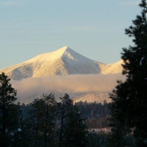 View from home of Mt. Humphreys