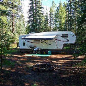 July 2010 - Our campsite.