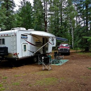 July 2010 - Our campsite.